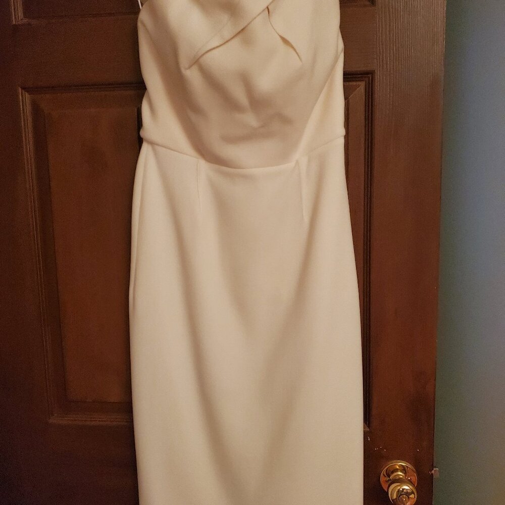 Roland Mouret Ivory midi dress